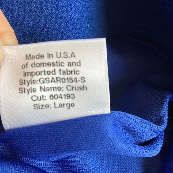 Katie May Crush Gown Women's Size L Formal Dress Blue $280 On Revolve NWOT - Picture 5 of 8